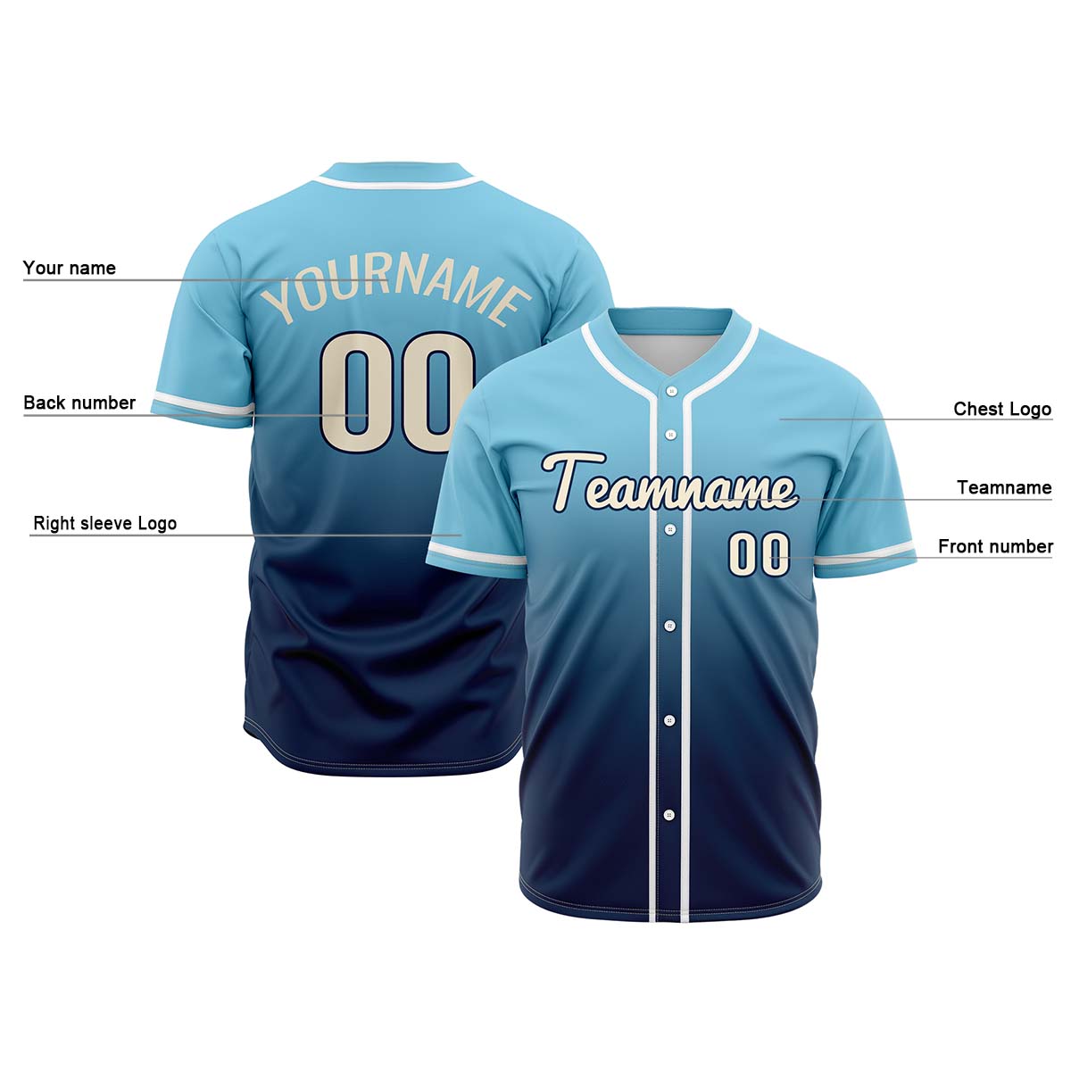 Camisetas de béisbol de hip hop negras personalizadas & cosidas & estampadas y con nombre y número personalizados