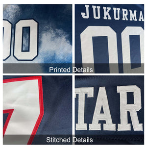 Camiseta de fútbol personalizada con nombre y número del equipo impresos y bordados-color naranja