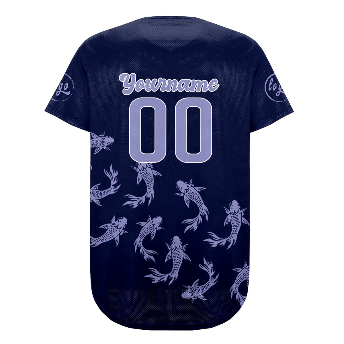 Camiseta de béisbol personalizada de color morado oscuro y morado claro con degradado uniformes de equipo personalizados con nombre y número