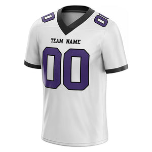 custom authentic football jersey red white-navy mesh