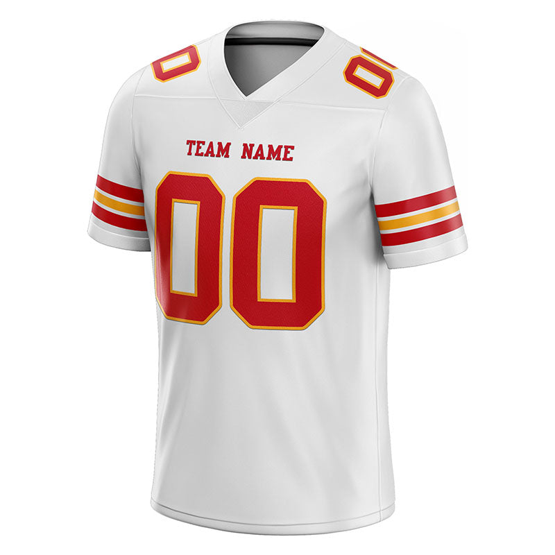customized  authentic football jersey aqua orange-white mesh