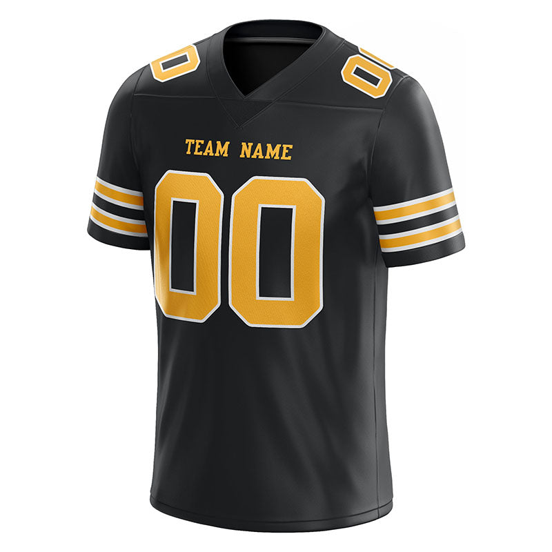 customized authentic football jersey white green-black mesh
