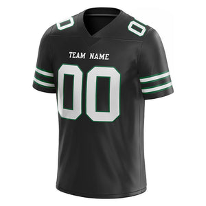 customized authentic football jersey white blue-red mesh