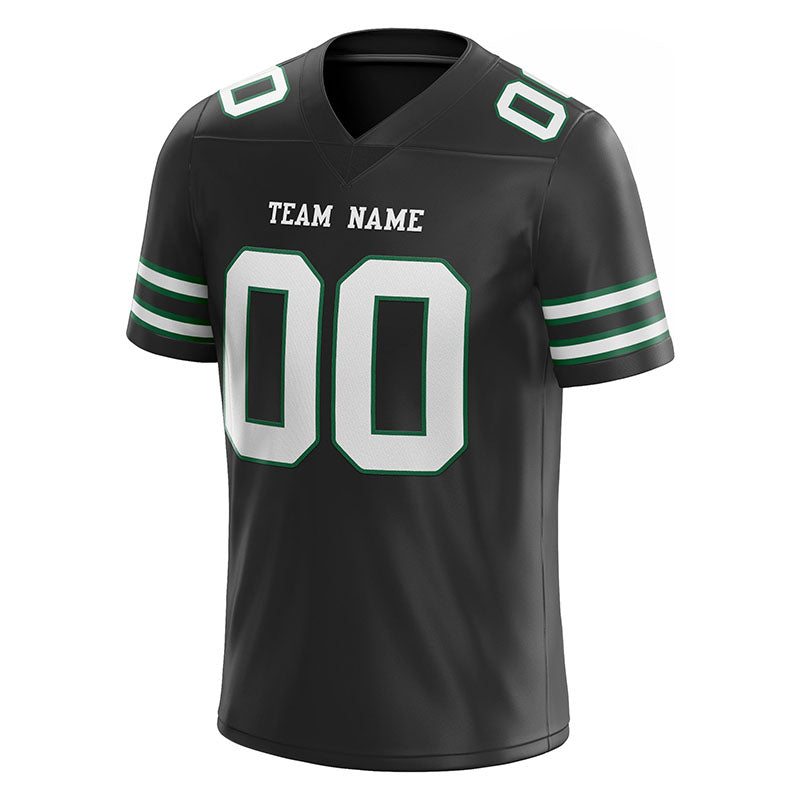 customized authentic football jersey white blue-red mesh