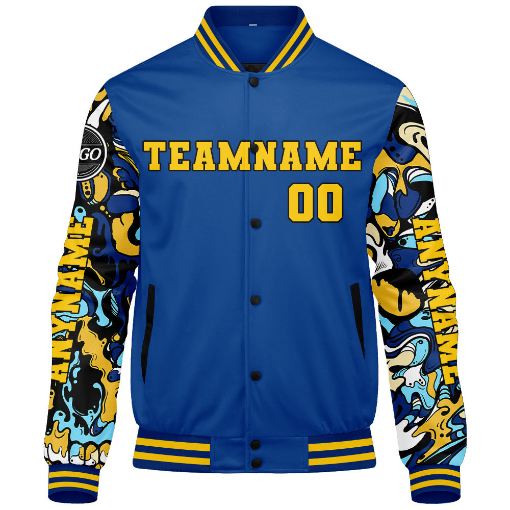 Chaquetas universitarias Royal personalizadas para hombres & mujeres y jóvenes & Chaquetas Letterman personalizadas