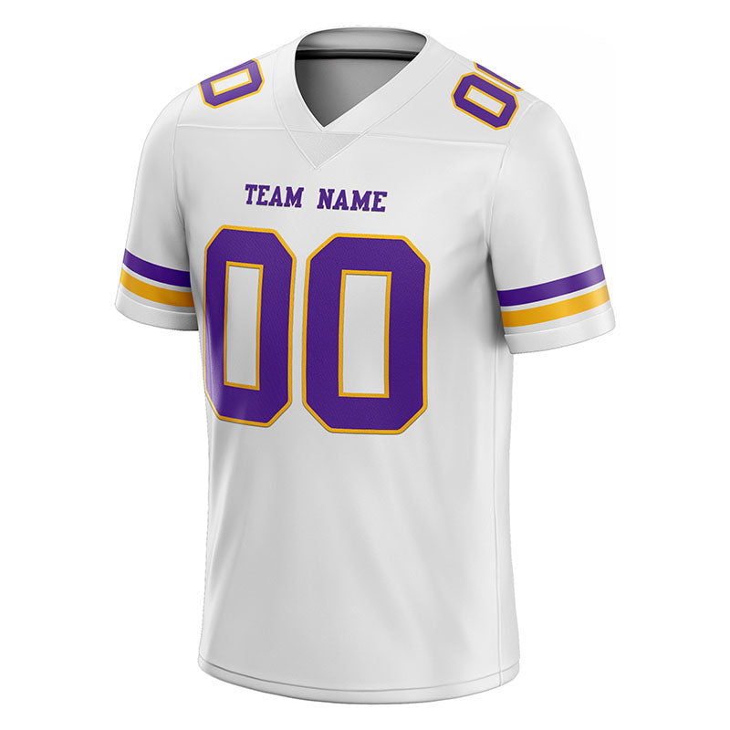 customized authentic football jersey royal white-red mesh
