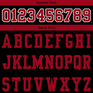 custom authentic football jersey white red black  mesh-white