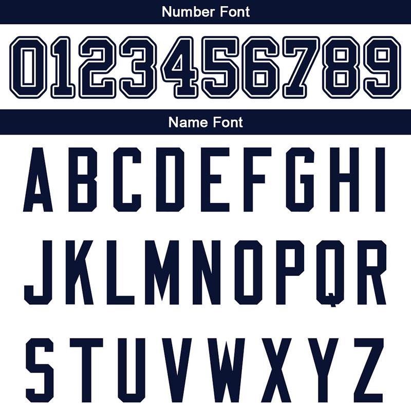 custom authentic football jersey white-navy mesh