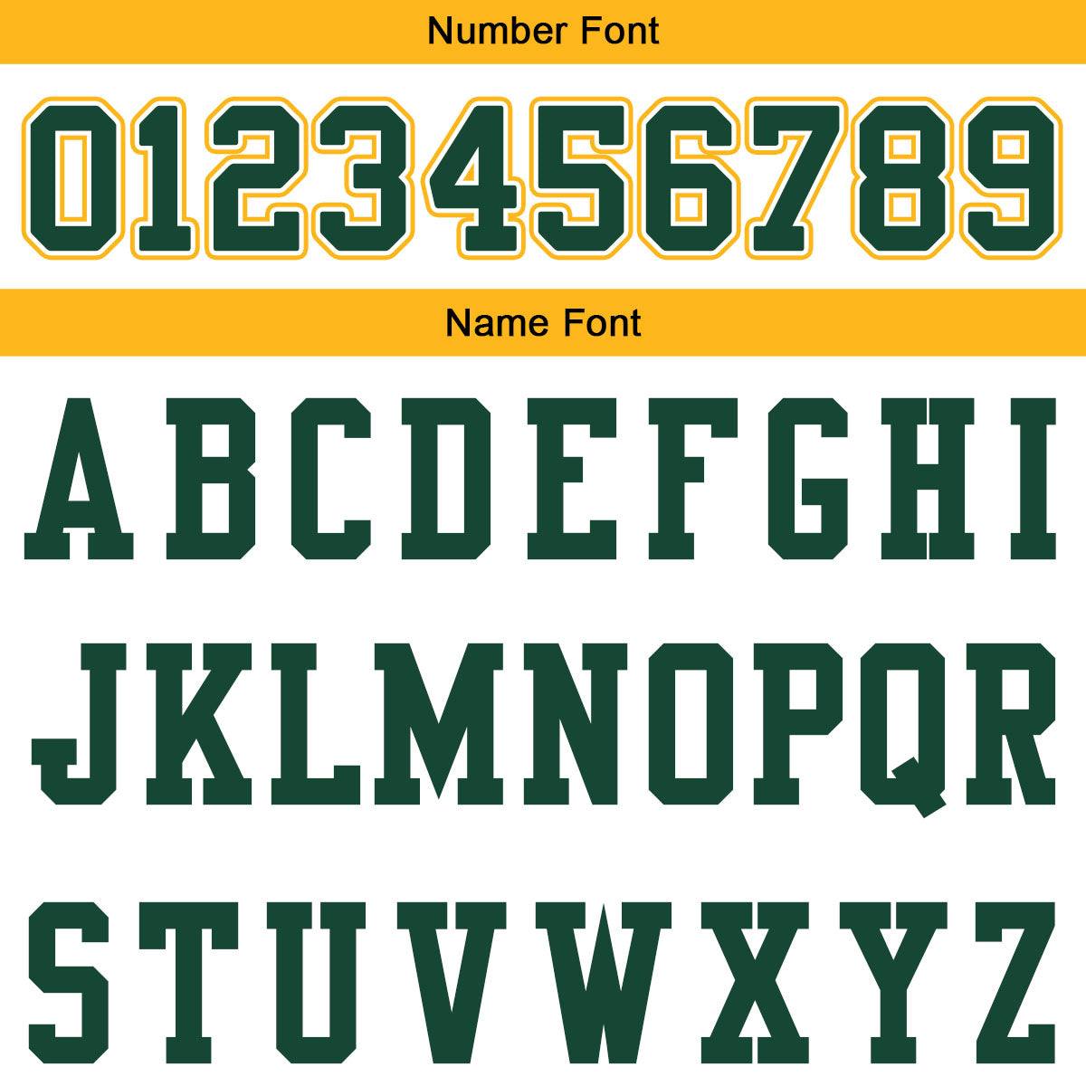 Camiseta de fútbol personalizada con nombre y número del equipo impresos en color blanco