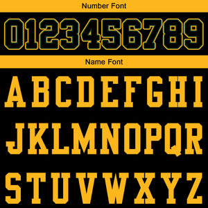 Camiseta de fútbol personalizada con nombre y número del equipo impresos en color negro