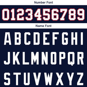 custom authentic split fashion football jersey royal-red-white