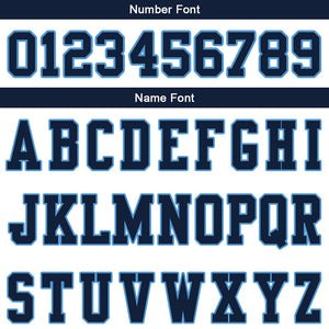 customized authentic football jersey white navy-powder blue mesh