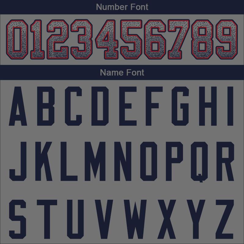 custom authentic drift fashion football jersey gray-navy mesh