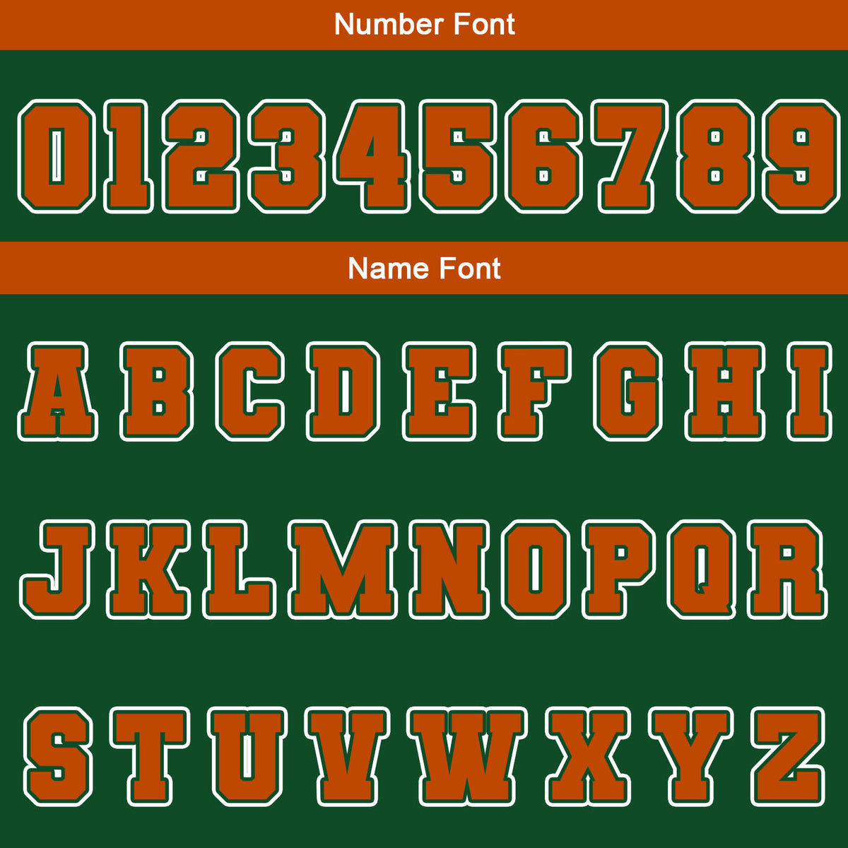 Chaquetas universitarias impermeables personalizadas en verde-blanco y naranja con nombre-número y logotipo bordados