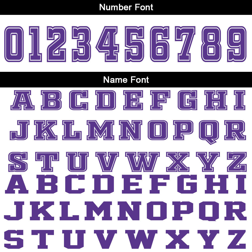 Uniforme de baloncesto personalizado blanco y morado con tu logotipo-nombre y número impresos