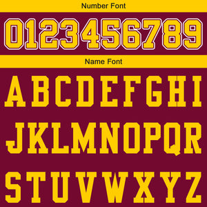 Camiseta de fútbol personalizada con nombre y número del equipo impresos en rojo