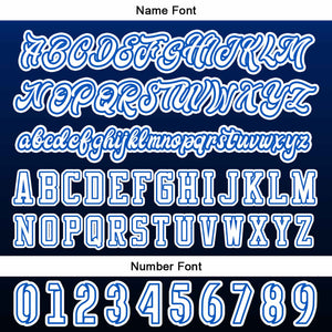 Camiseta de béisbol azul personalizada con botones para hombre mujer adulto y joven Estampado de nombre número y logotipo