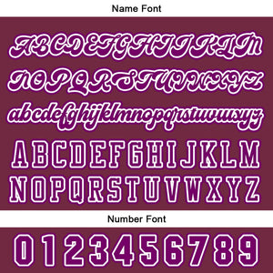 Camiseta de béisbol personalizada rosa y morada con botones para hombre mujer adulto y joven Estampado de nombre número y logotipo