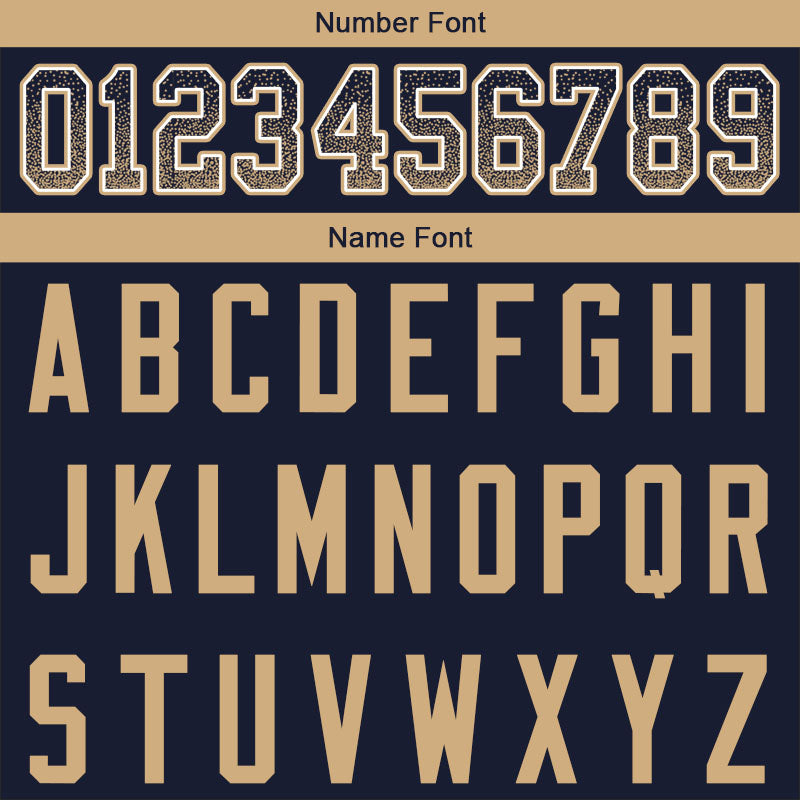 custom authentic drift fashion football jersey gold-navy mesh