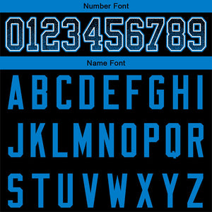 custom authentic drift fashion football jersey black-light blue mesh