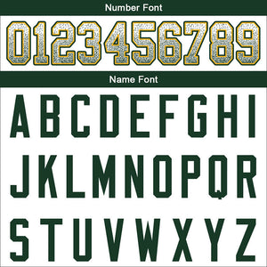 custom authentic drift fashion football jersey white-green mesh