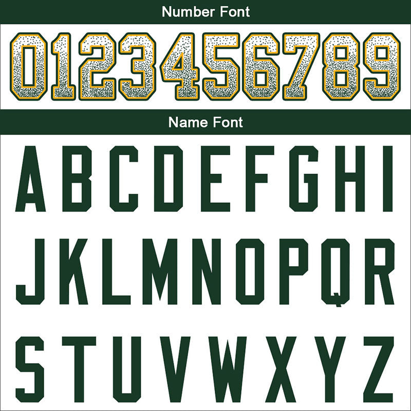 custom authentic drift fashion football jersey white-green mesh