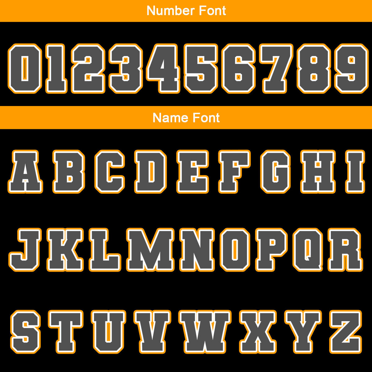 Chaquetas universitarias impermeables personalizadas en negro-amarillo y gris con nombre-número y logotipo bordados
