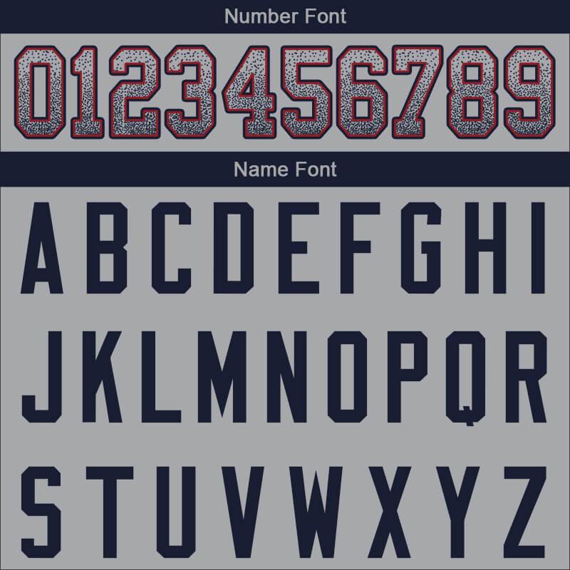 custom authentic drift fashion football jersey gray-navy mesh