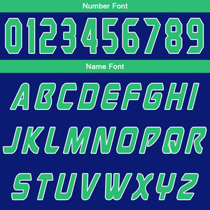 Uniforme de baloncesto personalizado de color verde marino con tu logotipo-nombre y número impresos