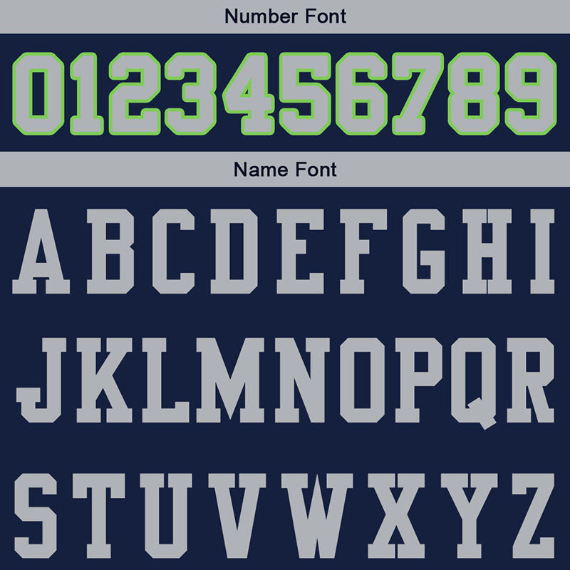 customized authentic football jersey navy grey -white mesh