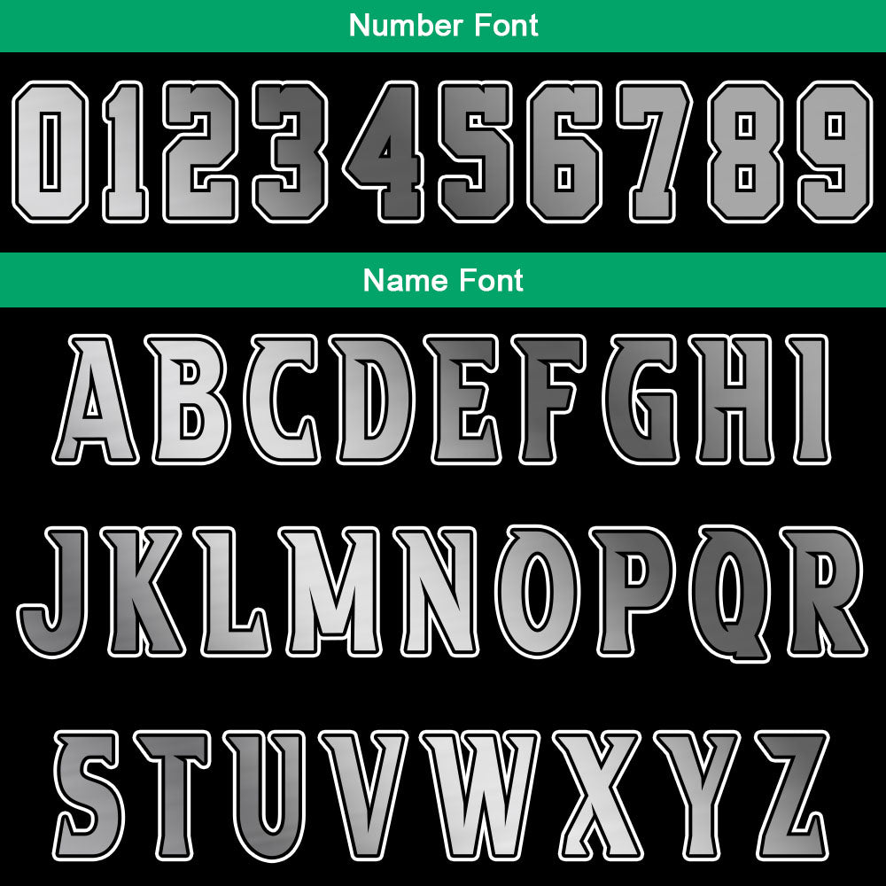 Uniforme de baloncesto personalizado en negro-verde y gris con tu logotipo-nombre y número impresos