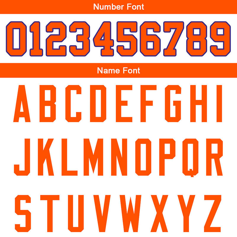 customized  authentic football jersey white-orange mesh