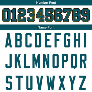 custom authentic football jersey white-teal-gold-black mesh