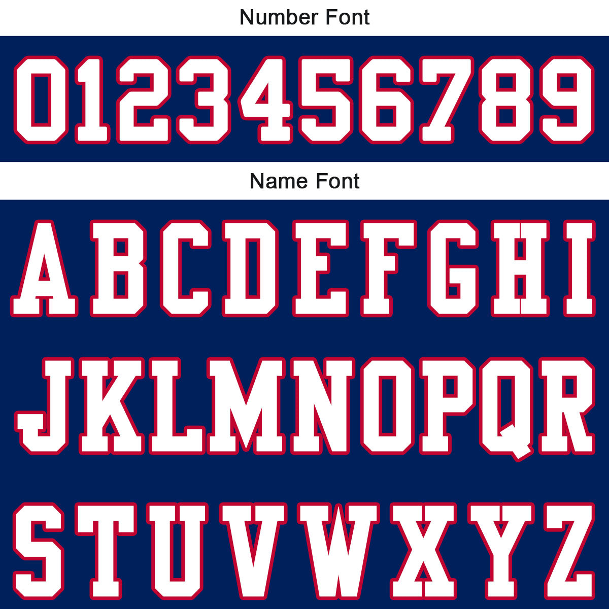 Camiseta de fútbol personalizada con nombre y número del equipo impresos-color azul marino