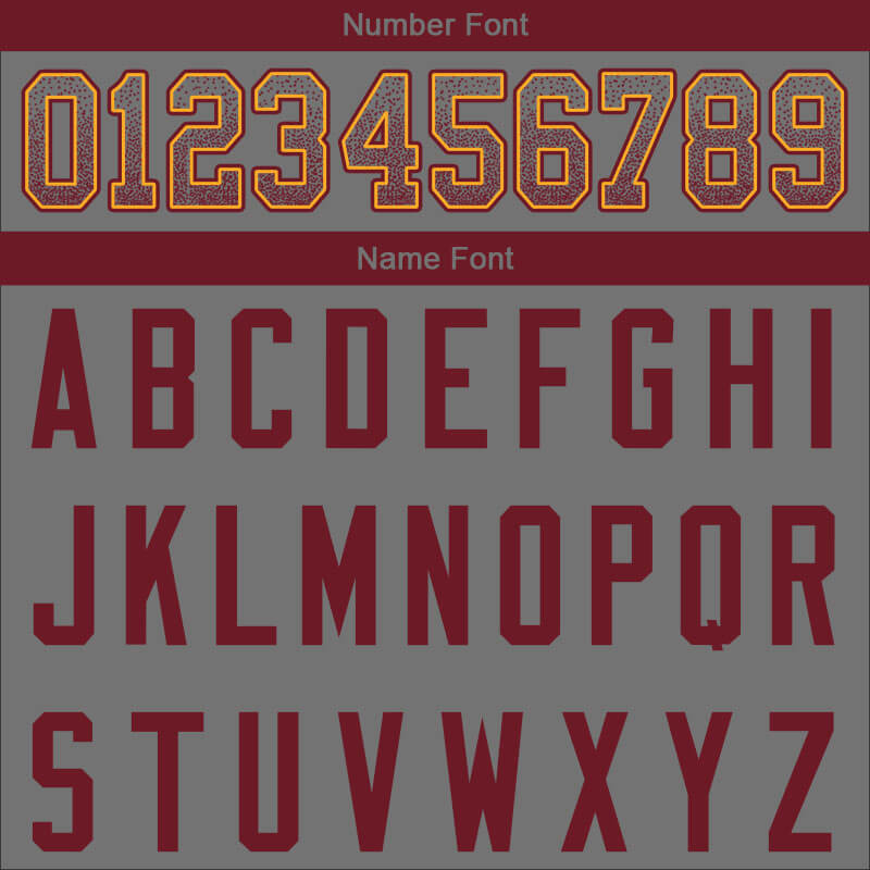 custom authentic drift fashion football jersey gray-burghundy mesh