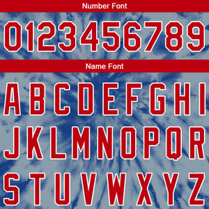 custom full print design authentic tie-dyed baseball jersey