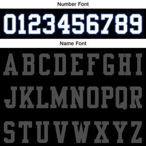 Camiseta de fútbol personalizada con nombre y número del equipo impresos en color negro