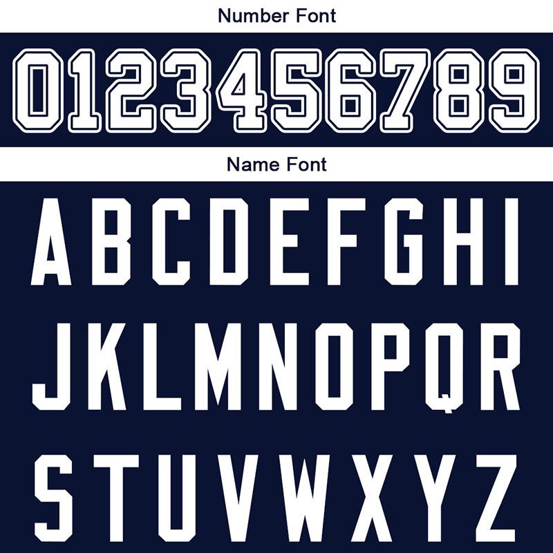 custom authentic football jersey white-navy mesh