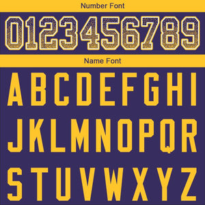 custom authentic drift fashion football jersey purple-yellow mesh