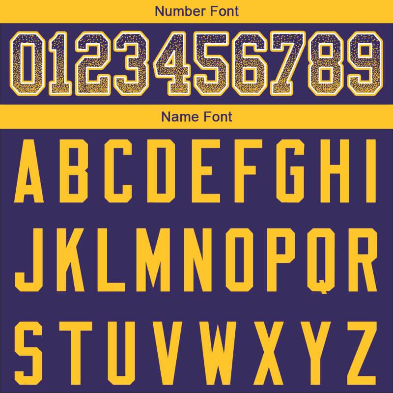 custom authentic drift fashion football jersey purple-yellow mesh