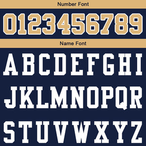 customized authentic football jersey apricot navy-gold mesh