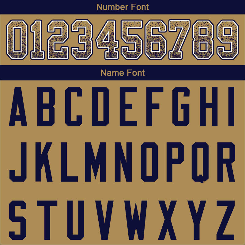 custom authentic drift fashion football jersey gold-navy mesh