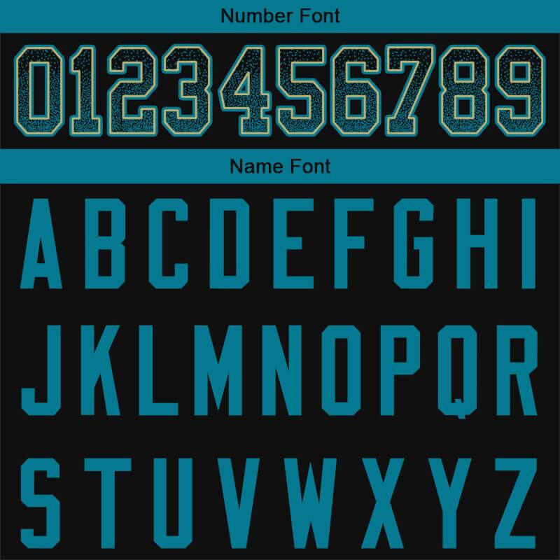 custom authentic drift fashion football jersey black-teal mesh