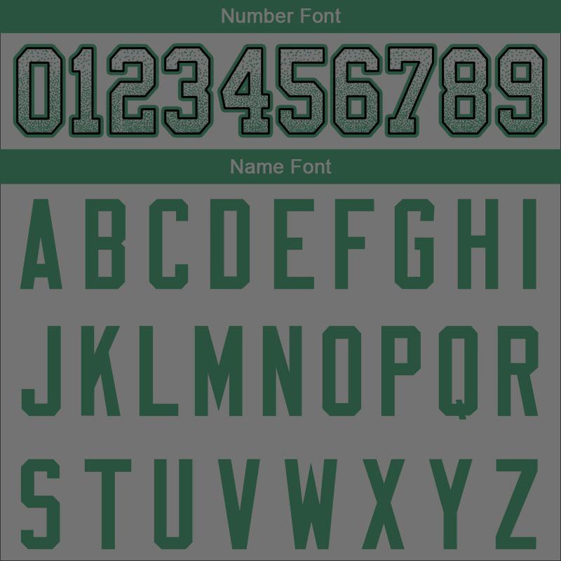 custom authentic drift fashion football jersey gray-green mesh