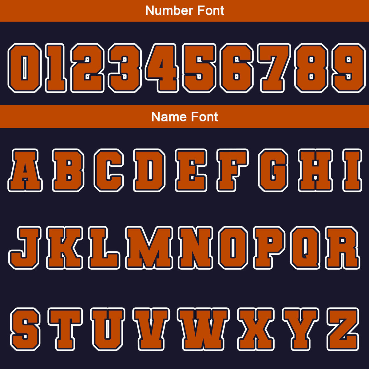 Chaquetas universitarias impermeables personalizadas en azul marino-blanco y naranja con nombre-número y logotipo bordados