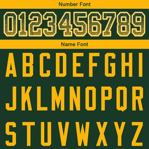 custom authentic drift fashion football jersey green-yellow mesh