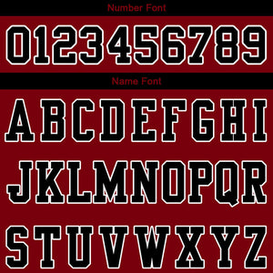 custom authentic football jersey gray red-black mesh