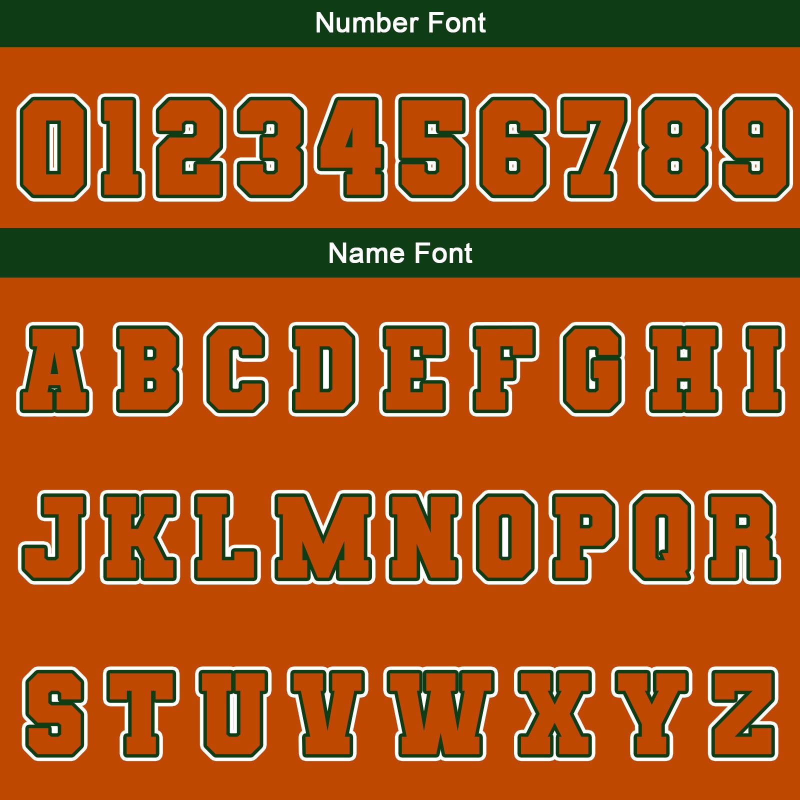 Chaquetas universitarias impermeables personalizadas en negro-naranja y verde con nombre-número y logotipo bordados