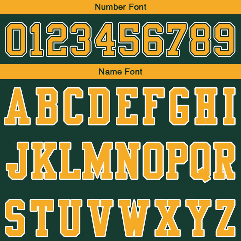 customized  authentic football jersey green yellow-white mesh