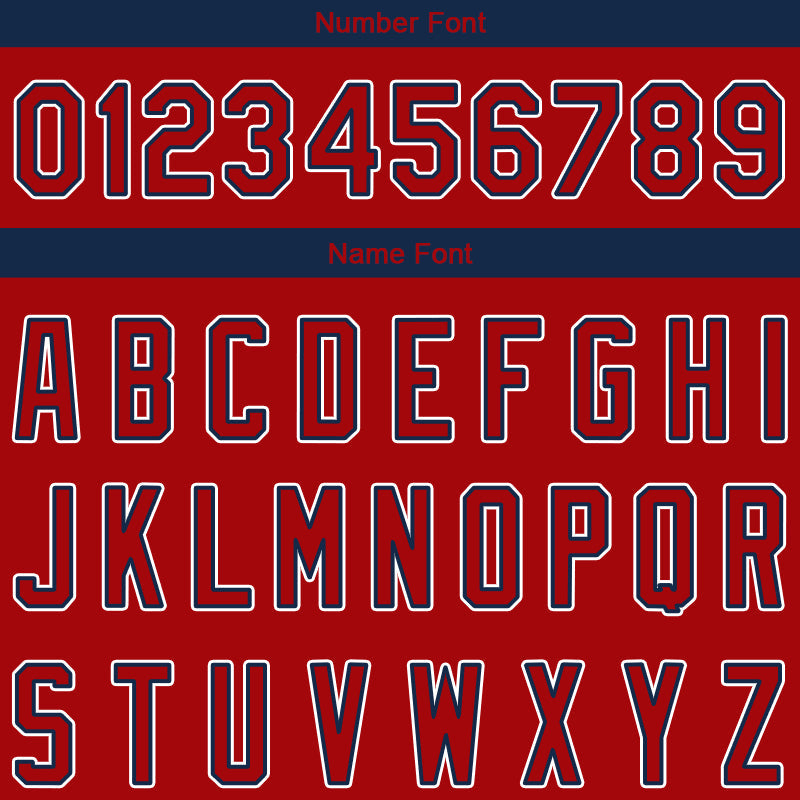 customized authentic baseball jersey red white -black mesh